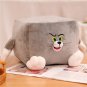 Tom and Jerry Pillow Cartoon Cute Animal Plush Doll Square Cat Cushion Square Toy Children