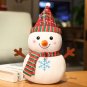 23CM Lovely Christmas Santa Claus Elk Snowman Plush Toys Stuffed Festival Doll Christmas Gifts