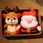 23CM Lovely Christmas Santa Claus Elk Snowman Plush Toys Stuffed Festival Doll Christmas Gifts
