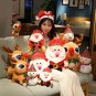 23CM Lovely Santa Claus & Elk Snowman Plush Toys Stuffed Animal Doll Christmas Gifts