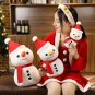 40CM Cartoon Santa Claus Plush Toy Stuffed Elk Snowman Animal Pillow Dolls Christmas
