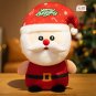 40cm Christmas Doll Plush Toy Red Color Father Christmas Elk Snowman Cartoon Plushie Peluche Kawaii