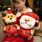 40cm Christmas Doll Plush Toy Red Color Father Christmas Elk Snowman Cartoon Plushie Peluche Kawaii