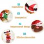 Christmas Plush Dolls With Music Animated Stuffed Reindeer Santa Claus Snowman Plush Toys