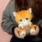 Kawaii Plush Doll Mofusand Cat Cute Anime Soft Plushies Stuffed Holding Ice Cream Keychain
