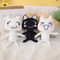 Kawaii Toro Inoue Cat Anime Game Plush Toy Soft Cartoon Black Cat Animal Doll Room Decor Pillow