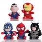 Disney The Avengers Plush Toy Anime Captain America Ironman Spiderman Cartoon Dolls