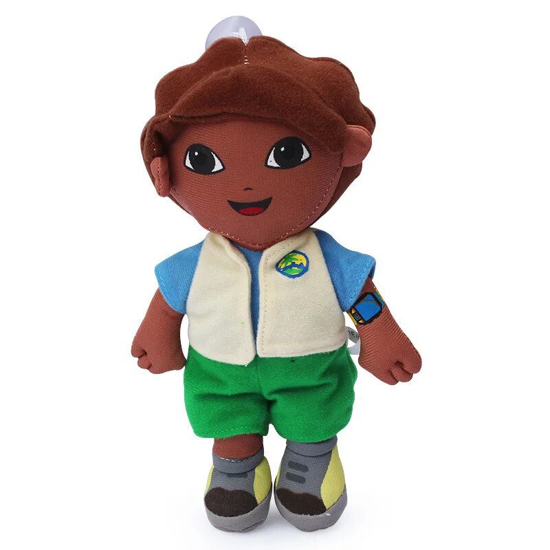 18cm Anime Handsome Cousin Go Diego Plush Peluche Soft Stuffed Cute Cartoon Toy