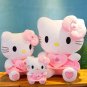 Cute Hello Kitty Pink Plush Stuffed Toys Anime Cartoon Plushie Doll Soft Stuffed Pillow Toys