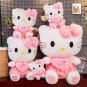 Cute Hello Kitty Pink Plush Stuffed Toys Anime Cartoon Plushie Doll Soft Stuffed Pillow Toys