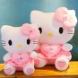 Cute Hello Kitty Pink Plush Stuffed Toys Anime Cartoon Plushie Doll Soft Stuffed Pillow Toys