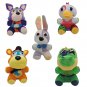Plush Set FNAF Security Breach Doll Vannie Glamrock Freddy Glamrock Chica Montgomery