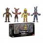 4pcs / Set Fnaf At Five Nights Security Breach Action Figures Bonnie Foxy Toys 5 Fazbear Bear Doll