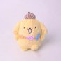 14CM Kawaii Sanrios Anime Cartoon Plush Toy PomPomPurins Yellow Dog Plush Doll Soft Stuffed Cute