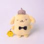 14CM Kawaii Sanrios Anime Cartoon Plush Toy PomPomPurins Yellow Dog Plush Doll Soft Stuffed Cute
