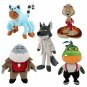 25-115cm The Bad Guys Plush Toys Set Cartoon Movie Ms. Tarantula Plush Ms. Wolf Plush Doll Stuffed