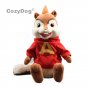Simon The Movie Chipmunks Plush Toy Blue Squirrel Soft Stuffed Doll 10'' Children Gift