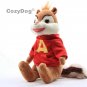 Simon The Movie Chipmunks Plush Toy Blue Squirrel Soft Stuffed Doll 10'' Children Gift