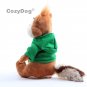 Simon The Movie Chipmunks Plush Toy Blue Squirrel Soft Stuffed Doll 10'' Children Gift