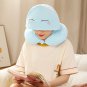 Cartoon Hooded U-Shaped Neck Pillow Cute Japanese Anime Slime Travel Pillow Kirbyed Nap Pillow