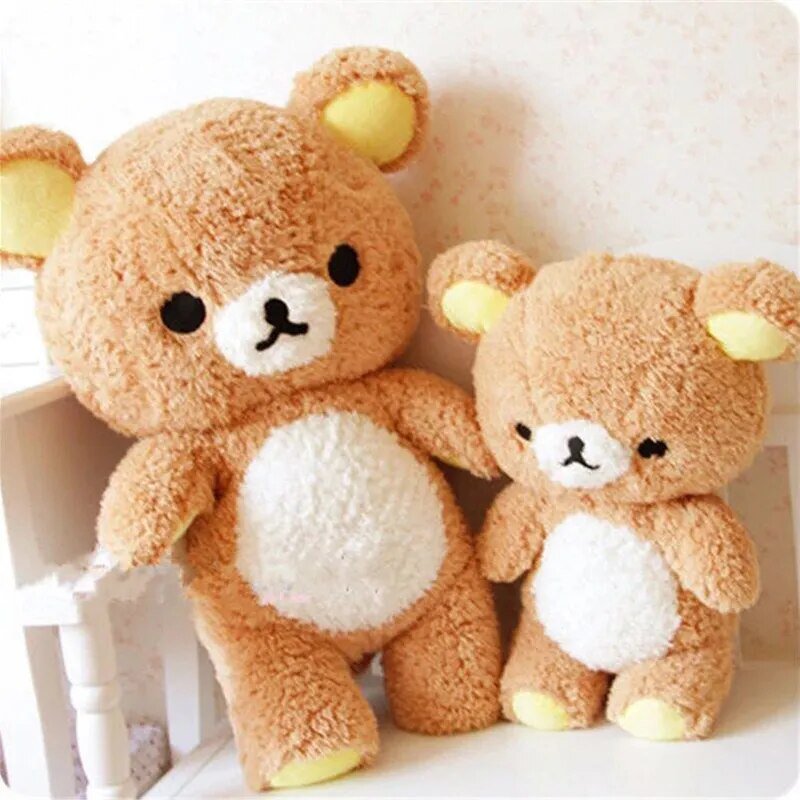 Big size Rilakkuma Cartoon brown teddy bear Plush doll soft hairy Stuffed Pillow Creative toys