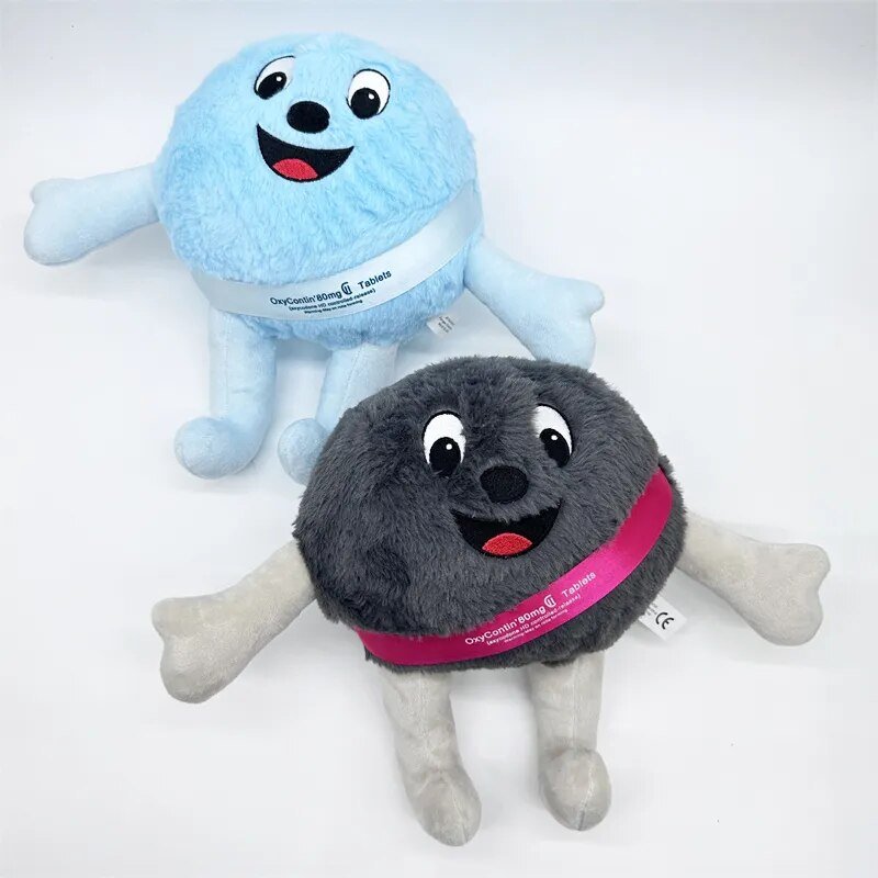 Painkiller Plush Toy Cartoon Oxycontin Stuffed Animal Soft Pillow Anime Drama Cute Kids Children
