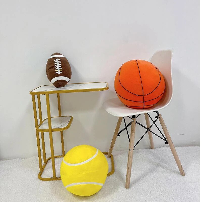 Simulation Basketball Plush Toy Hot Sale of the Simulated Tennis Rugby ...