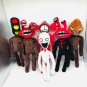 30-55cm Siren Head Plush Toy White Black Sirenhead Stuffed Doll