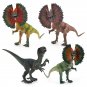 Dinosaur Toy Model Lifelike Dilophosaurus Velociraptor Dinosaurs Figure Action Figures