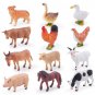 12pcs Set Animals Dinosaur Ocean Sea Figures Plastic Simulation Wild Animal Jurassic Dinosaurs