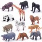12pcs Set Animals Dinosaur Ocean Sea Figures Plastic Simulation Wild Animal Jurassic Dinosaurs