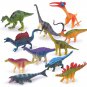 12pcs Set Animals Dinosaur Ocean Sea Figures Plastic Simulation Wild Animal Jurassic Dinosaurs