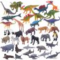 12pcs Set Animals Dinosaur Ocean Sea Figures Plastic Simulation Wild Animal Jurassic Dinosaurs