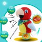 20cm Recording Doll Parrot Singing Plush Toy Throw Pillows Stuffed Walk Toys Electric Dance Animal