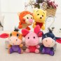 Winnie The Pooh Doll Keybag Pendant Plush Toy Doll Gift for Boys and Girls' Children's Dolls Anime