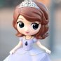 14cm Q Posket Sofia Princess Rapunzel Jasmine Cinderella Ariel Mulan PVC Figure
