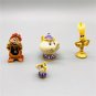 Disney Beauty and the Beast Action Figure Toy 4Pcs/Set