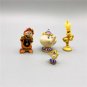 Disney Beauty and the Beast Action Figure Toy 4Pcs/Set