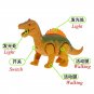Electric Walking Dinosaur Toys Glowing Dinosaurs with Sound Animals