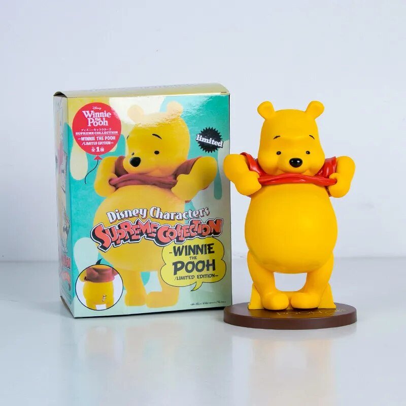 20cm Disney Classic Winnie The Pooh Big Belly Bear Bea Action Figure PVC Statue CollecTion