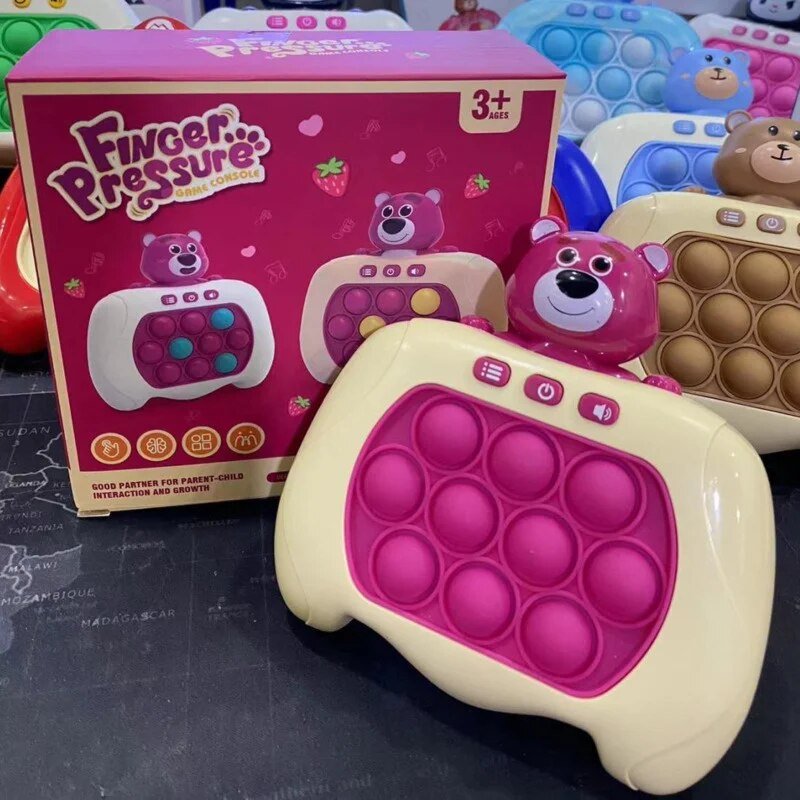 Disney Lotso Huggin Bear Quick Push Bubble Fidget Toy