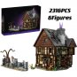 Ideas Hocus Pocus The Sanderson Sister Cottage House Compatible 21341Building Blocks Bricks