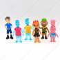 6pcs/set Disney Cartoon Elemental Series Action Toy Figure Collectible Puppets
