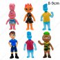 6pcs/set Disney Cartoon Elemental Series Action Toy Figure Collectible Puppets