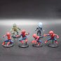6Pcs/Set 6-8cm Disney Q Version The Amazing Spider Lizard PVC Action Figures Dolls Figurines