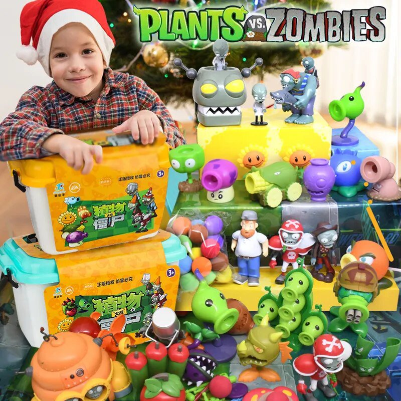 New Role Send Map Bullets Shooting PLANTS VS ZOMBIES 2 PVZ Toys Full Set Gift