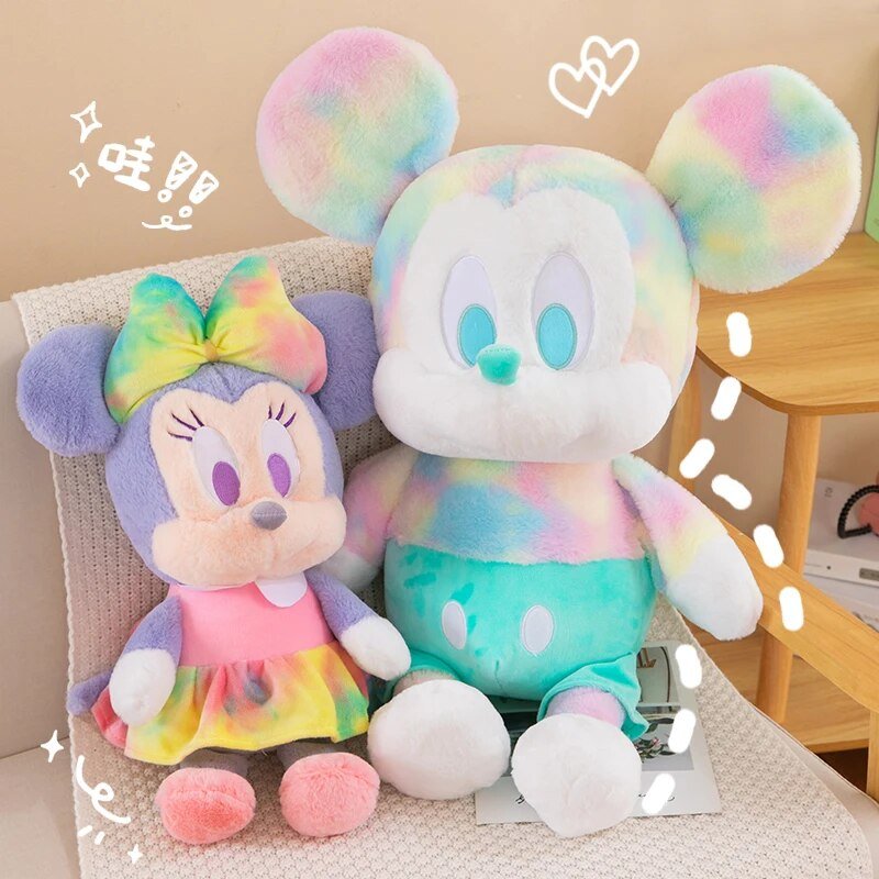 50cm Disney Mickey Minnie Mouse Doll Stuffed Toy Stitch Doll Children Girls Birthday Christmas Gift