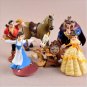 6Pcs/Set Disney Beauty And The Beast Cartoon Model Action Figure Anime Mini