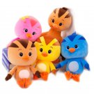 28cm Cute Chicken Plush Toy Cartoon Stuffed Big Head Eyes Doll Children's Birthday Gift
