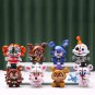 8 Pcs FNAF Anime Figures Freddy Fazbear Bear Action Figure PVC